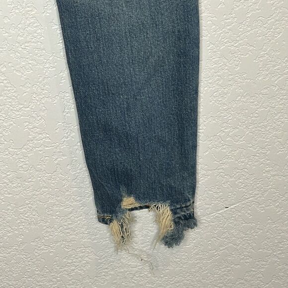 R13 Alison Skinny Cropped Jeans- Color Parker- Size 25 - Picture 5 of 16